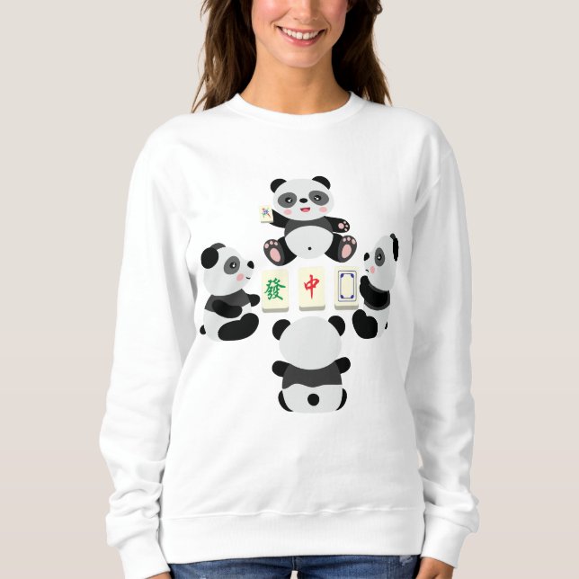 Mahjong Panda Sweatshirt (Front)