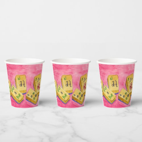 Mahjong Paper Cups