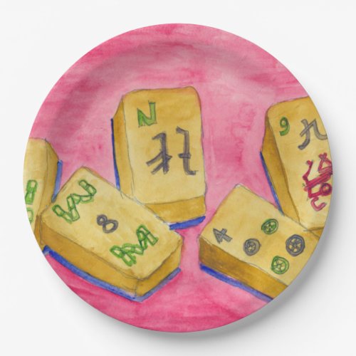 Mahjong Paper Plates