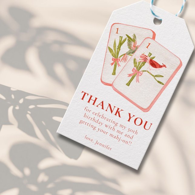 Mahjong Party Gift Tags (Creator Uploaded)