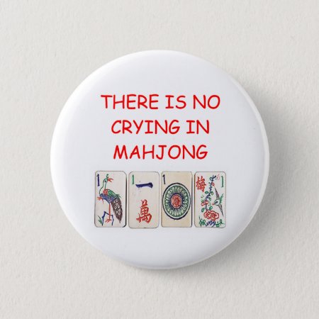 Mahjong Pinback Button