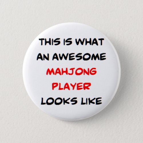 mahjong player awesome button