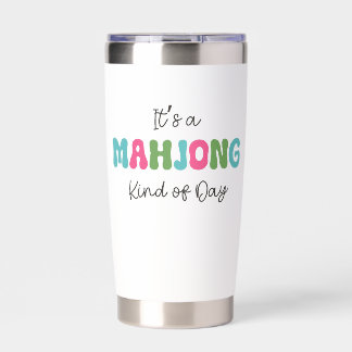Mahjong Player Drinkware Insulated Tumbler