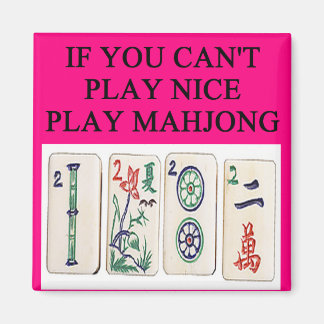 MAHJONG player Magnet