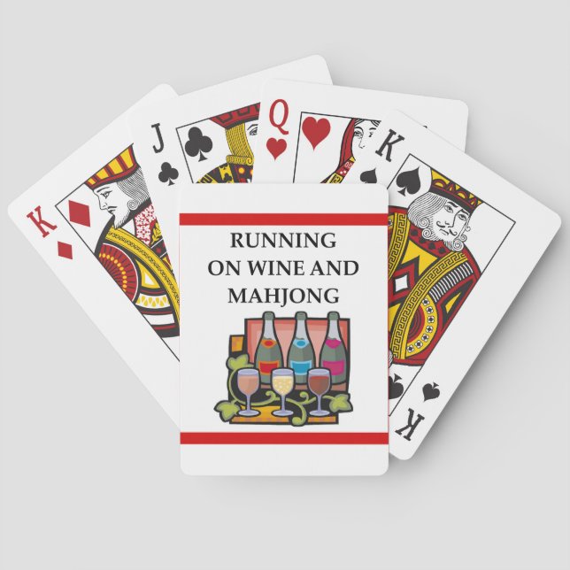 MAHJONG POKER CARDS (Back)