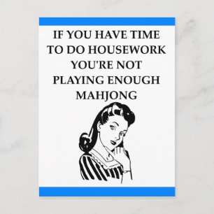 MAHJONG POSTCARD