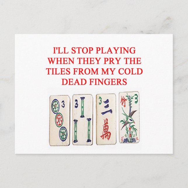 mahjong postcard (Front)