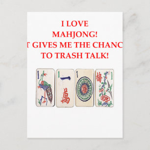 MAHJONG POSTCARD