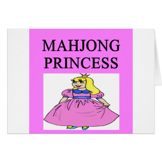 MAHJONG princess Cards (Front Horizontal)