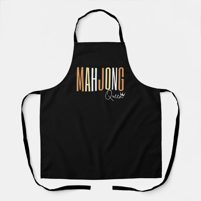 Mahjong queen apron (Front)