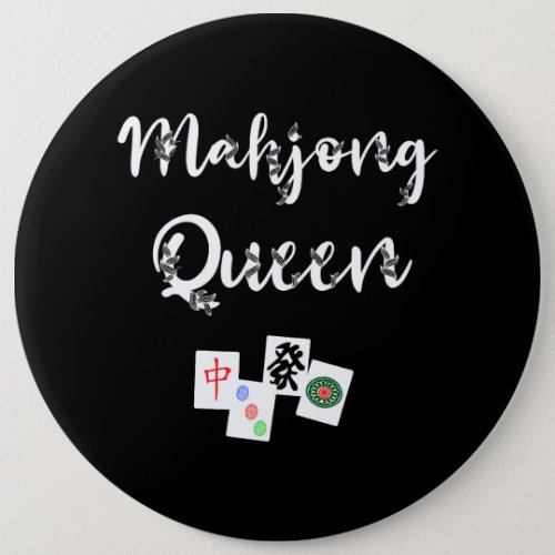 Mahjong Queen Chinese Game Set Mah Jongg Tiles Ma  Button
