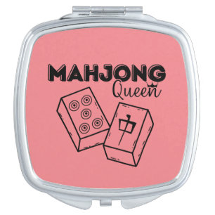 Mahjong Queen Compact Mirror