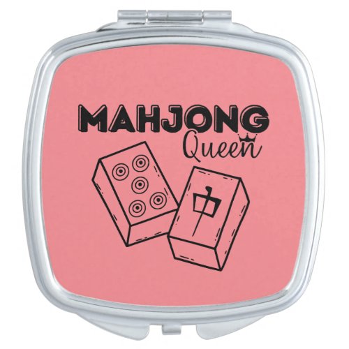 Mahjong Queen Compact Mirror