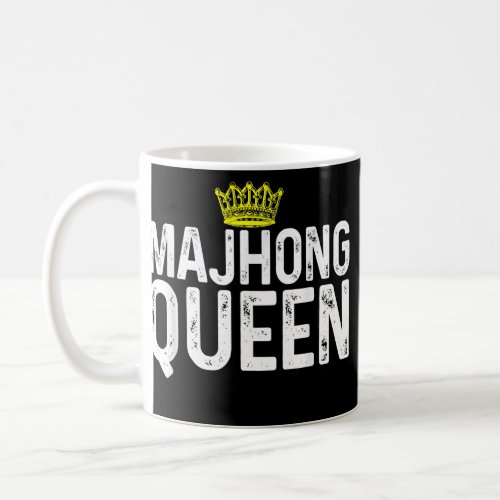 Mahjong Queen Gift For Mom Mother Tile Game Lover Coffee Mug