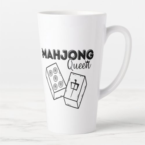 Mahjong Queen Latte Mug