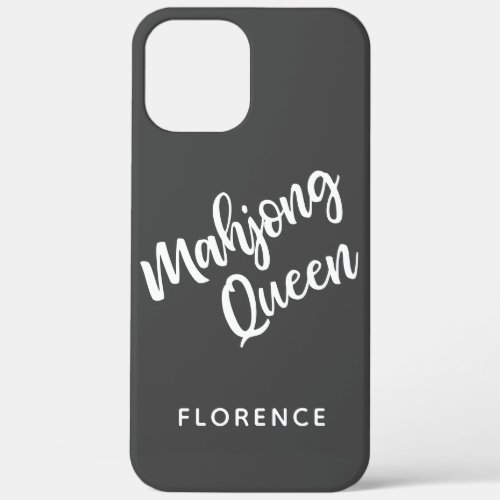 Mahjong Queen Personalized iPhone 12 Pro Max Case