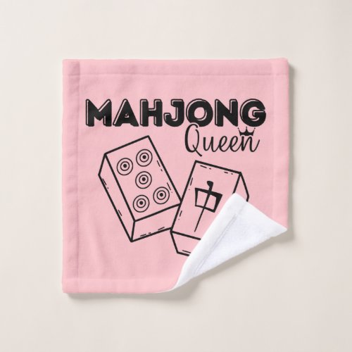 Mahjong Queen  Wash Cloth