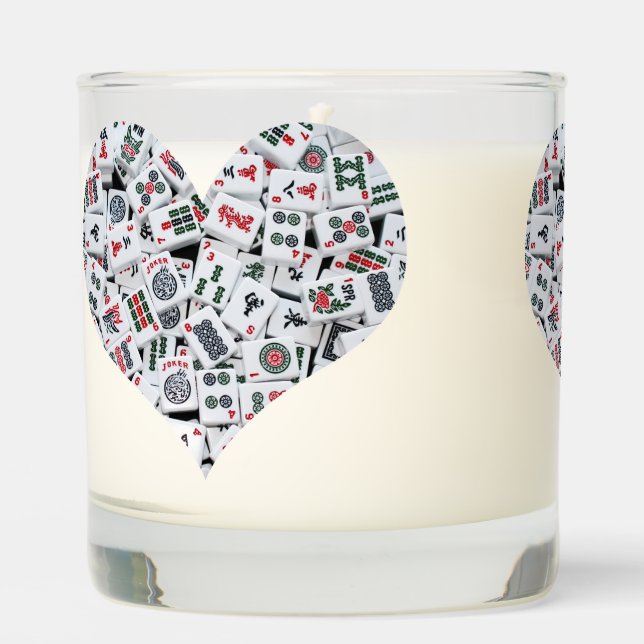 Mahjong Scented Jar Candle (Front)
