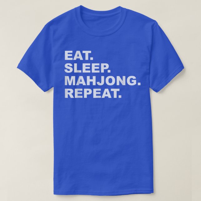 Mahjong Shirt  Mahjong Accessories  Mahjong Items  (Design Front)