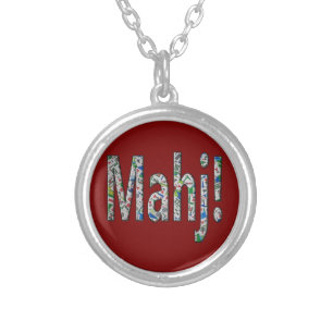 Mahjong Silver Plated Necklace - Mahj!
