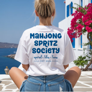 Mahjong Spritz Society Cocktail T-Shirt