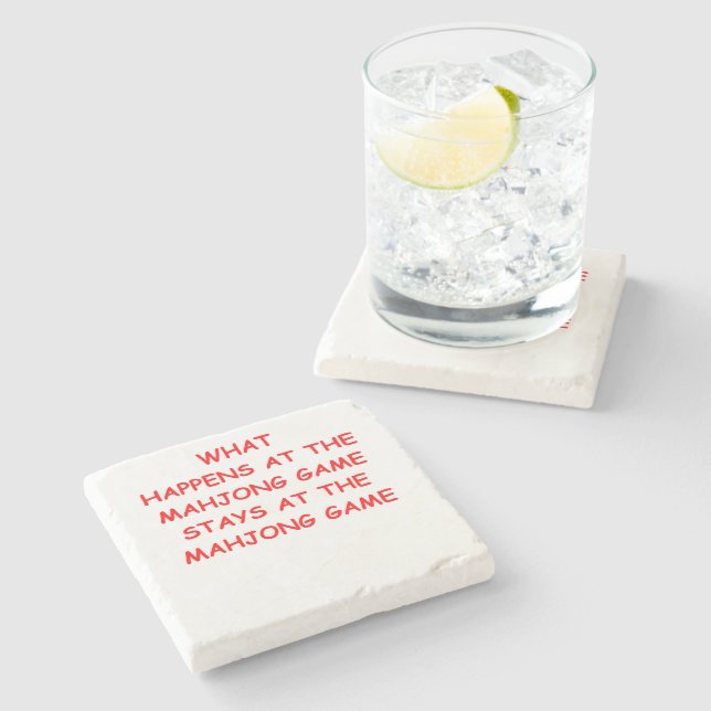 mahjong stone coaster (Side)