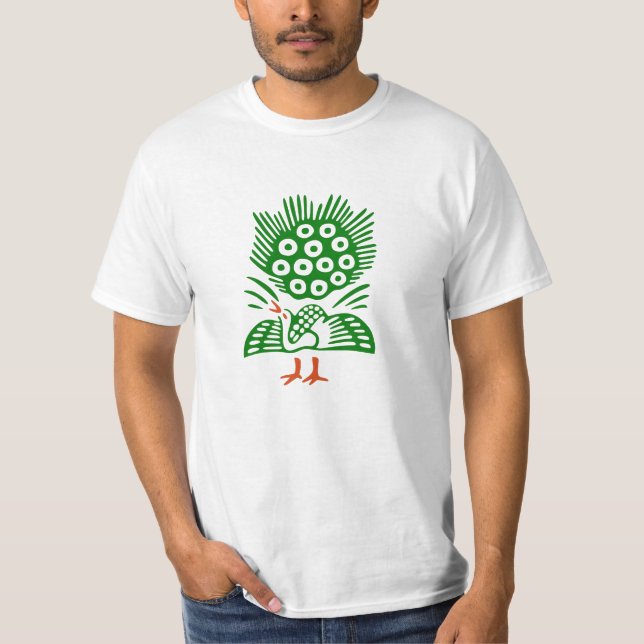Mahjong T-shirt "Eiso" 1Bamboo (Front)