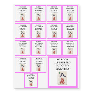 mahjong temporary tattoos