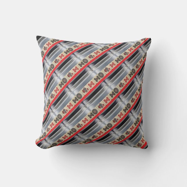 Mahjong Throw Pillow (Front)