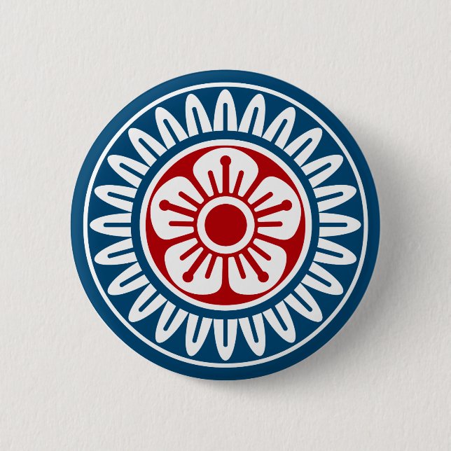 Mahjong Tile 1 Cylinder Ehee_Loco Only-01 Pinback Button (Front)
