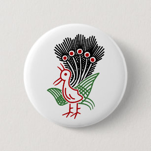 Mahjong Tile 1 Zhai Isoroko Only -01 Pinback Button