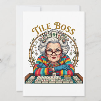 Mahjong Tile Boss Invitation