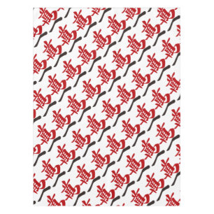 Mahjong tile Ichiman_character -01 Tablecloth