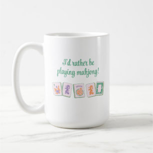 Mahjong Tile Mug, Bright Color Tiles Coffee Mug
