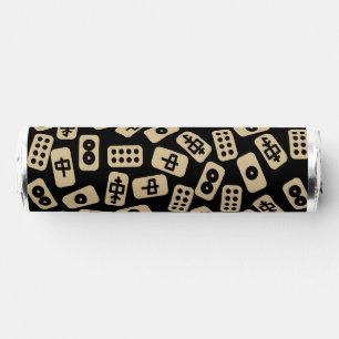 Mahjong tiles brown on black breath savers® mints