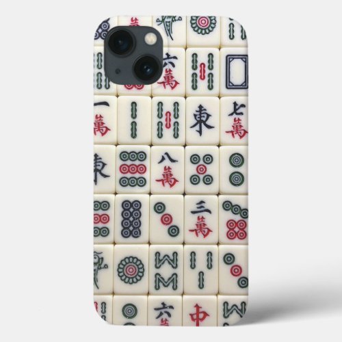 Mahjong Tiles iPhone 13 Case