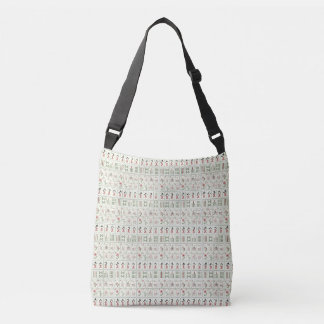 Mahjong Tiles Customizable Crossbody Bag
