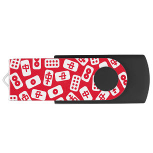 Mahjong Tiles Festive Flash Drive