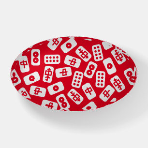 Mahjong Tiles Festive Paperweight