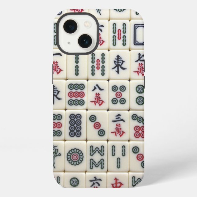 Mahjong Tiles Iphone Case (Back)