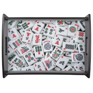 Mahjong Tiles Serving Tray