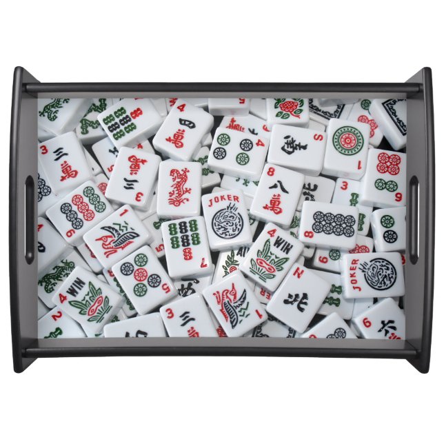 Mahjong Tiles Serving Tray (Front)