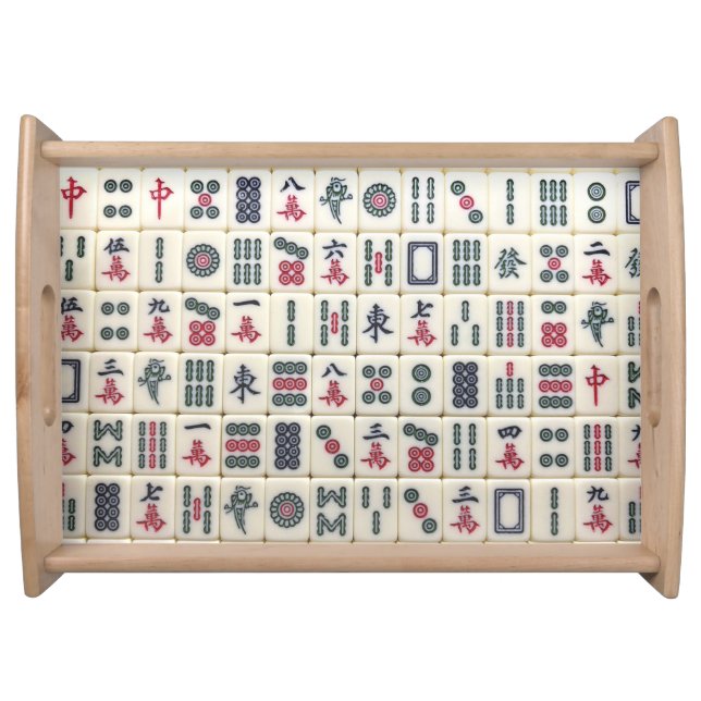 Mahjong Tiles Serving Tray (Front)