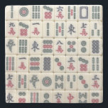 Mahjong Tiles Stone Coaster<br><div class="desc">Mahjong Tiles Stone Coaster is perfect design fitting for anybody who loves mahjong.</div>