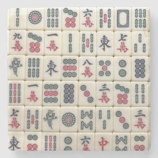 Mahjong Tiles Stone Coaster