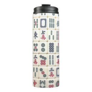 Mahjong Tiles Thermal Tumbler