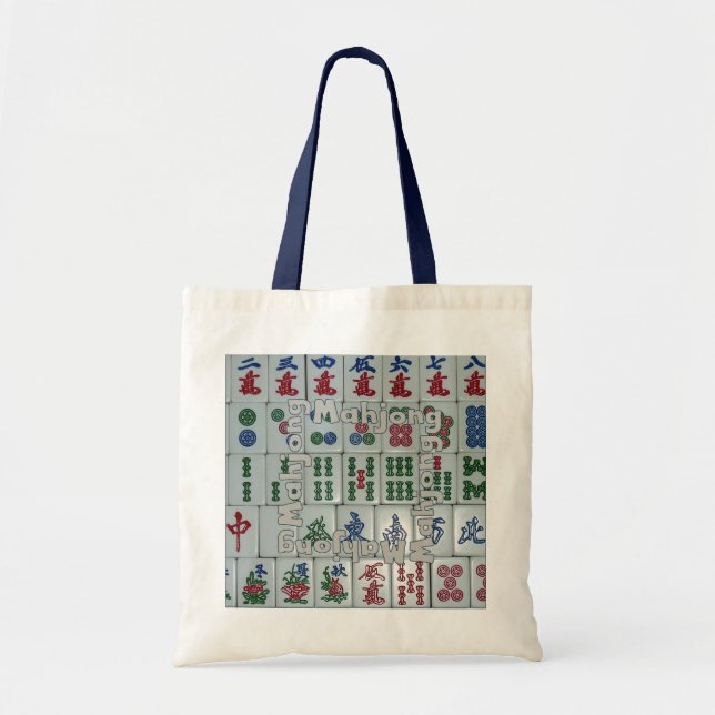 Mahjong ton tiles (set no. 6) tote bag (Front)