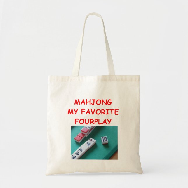 MAHJONG TOTE BAG (Front)