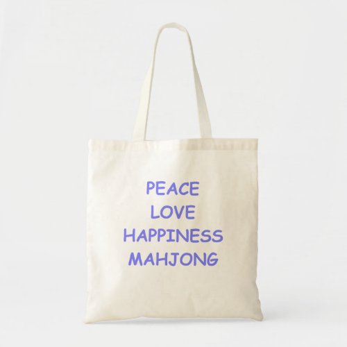 MAHJONG TOTE BAG