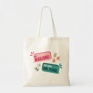 Mahjong Tote-Me: Mahjong! The Card: Girl, Please Tote Bag